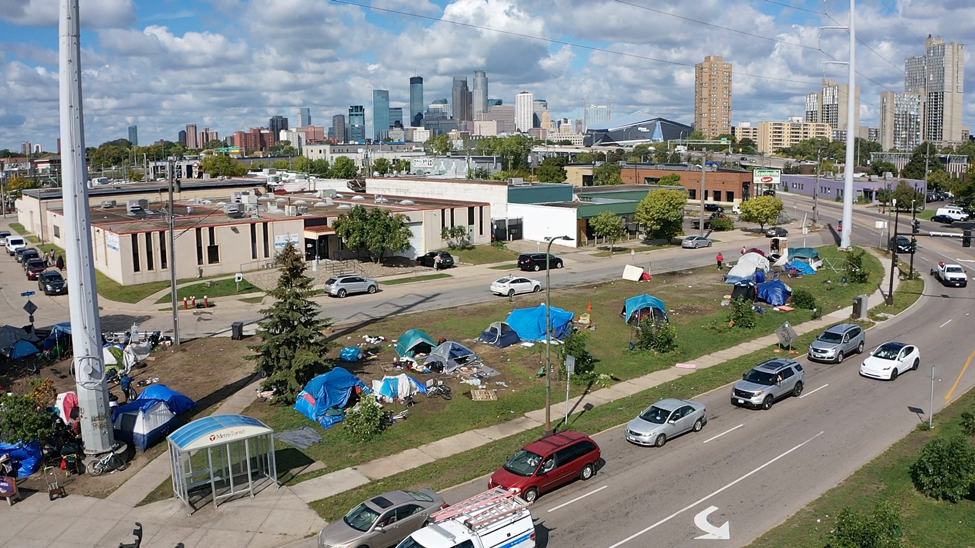 Residents of Tent Encampment in Minneapolis Prepare for Eviction